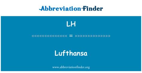 lh abkürzung.